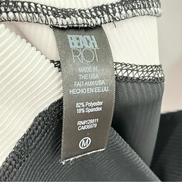 Beachriot M set bra leggings Colorblock black 0864 white ribbed beach riot sport - Picture 12 of 14